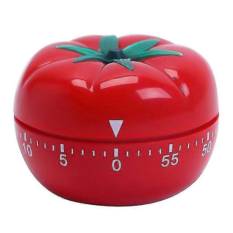 Tomato Timer, Durable 1-60min Kitchen Mechanical Countdown Timer Reminder Alarm for Cooking Gadgets, Tomato Shape