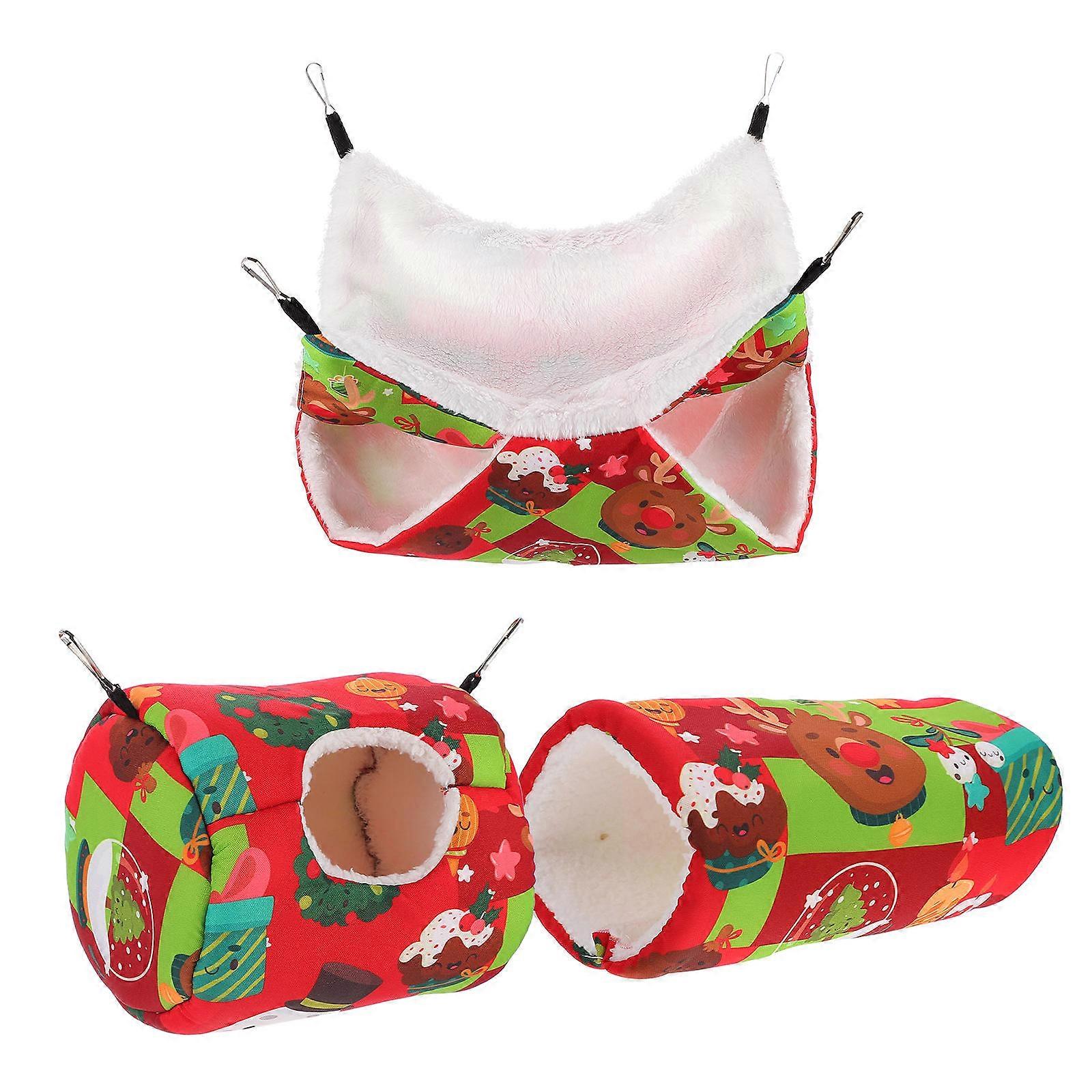 Pet Hamster Sleeping House Warm Nest for Small Pets 6Pcs Set