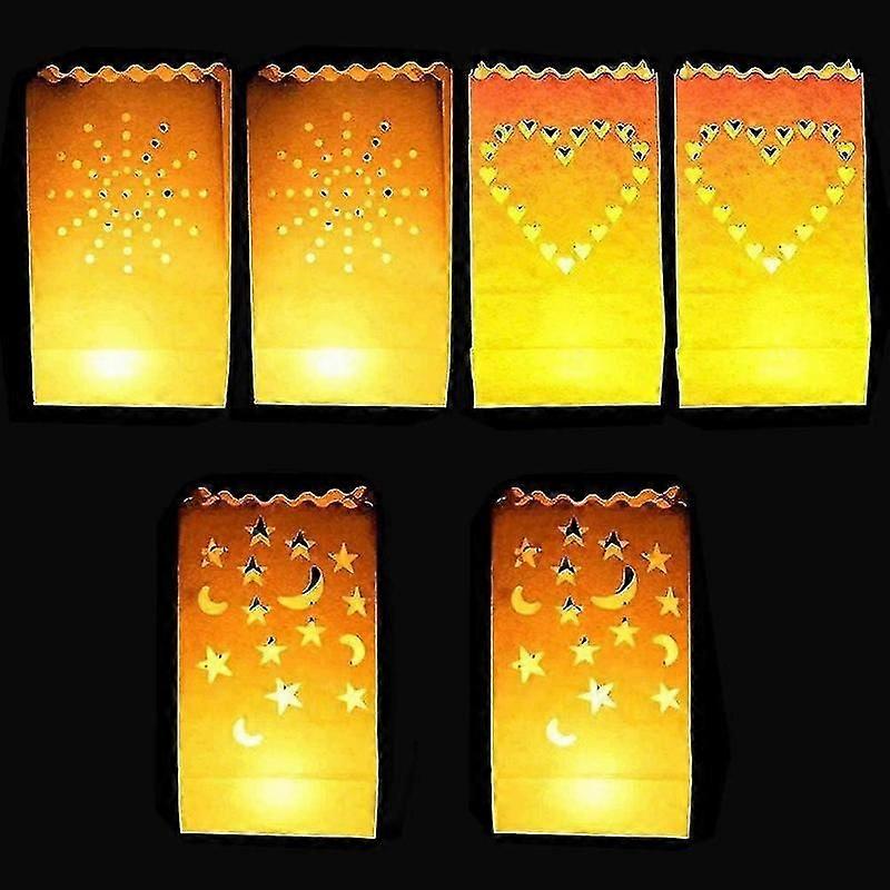 wedding party candle lanterns 30 pcs flame resistant