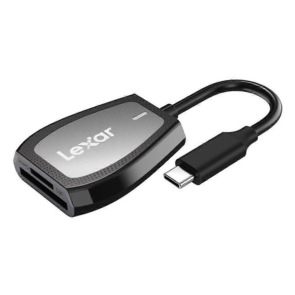 Lexar 470U USB 3.2 Card Reader Type C to SD/Micro-SD/TF Adapter, OTG Cardreader for Smart Memory SD Card