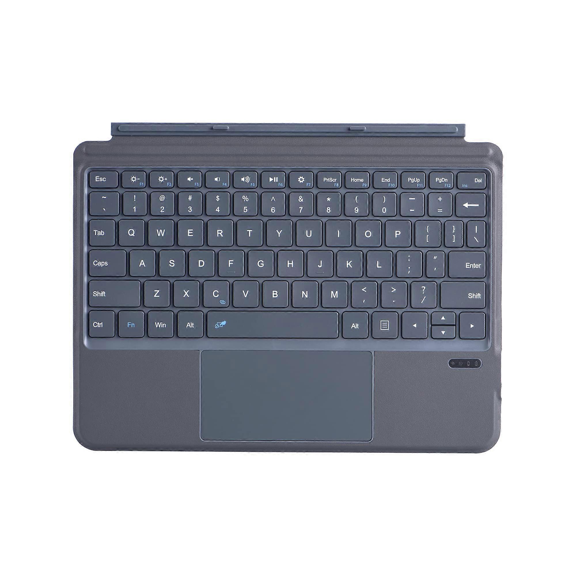 Keyboard with Touchpad Bluetooth 5.0 7Color Backlit Type Cover for Surface Go 4 3 2 1 Grey
