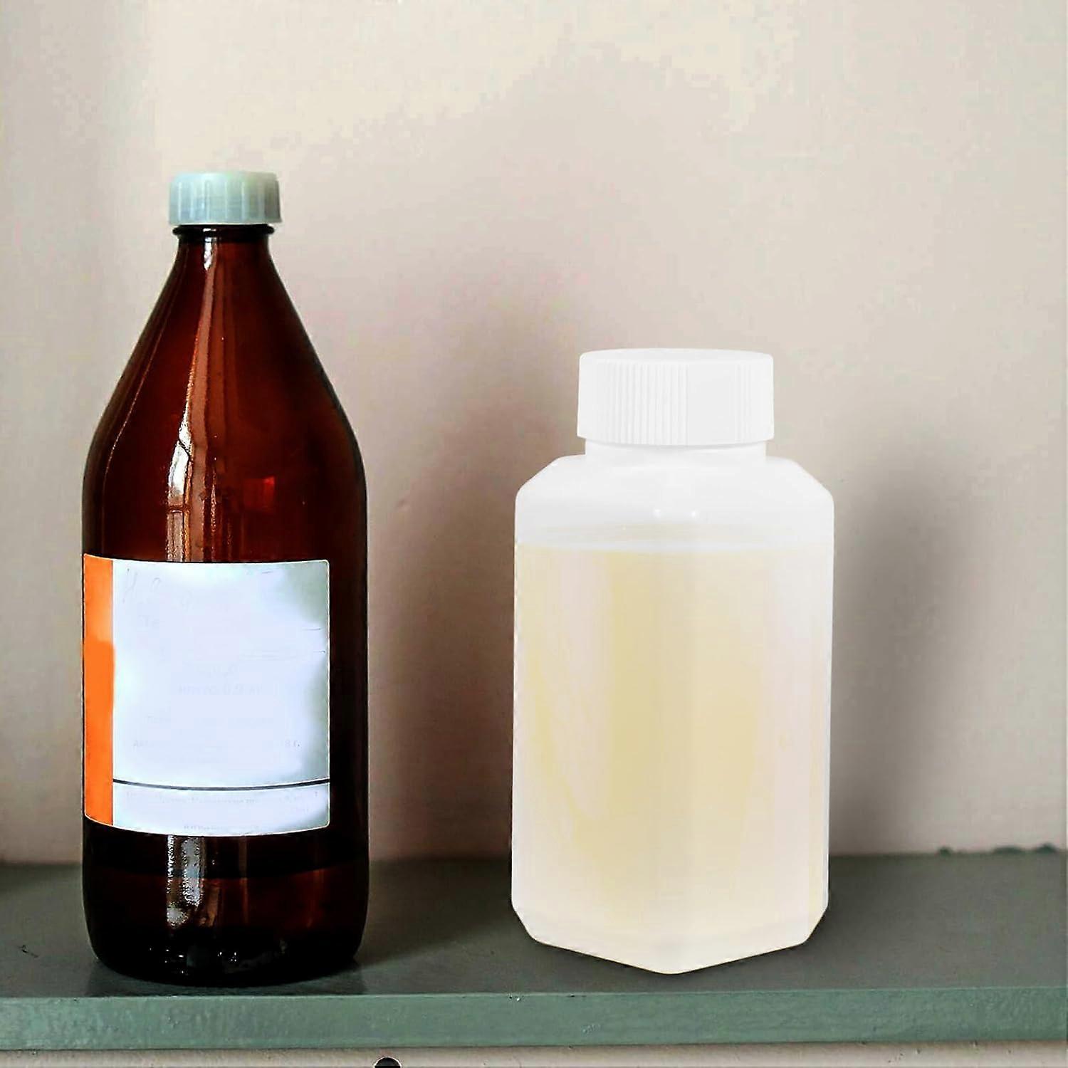 12pcs Refillable Plastic Sample Bottles with Screw Cap Leakproof PP Containers for Laboratory Chemicals