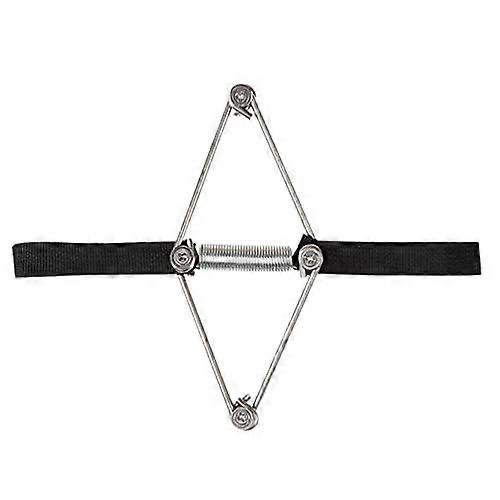 Toe Separator and Bunion Corrector with Elastic Strap for Controlled Toe Stretch and Universal Fit