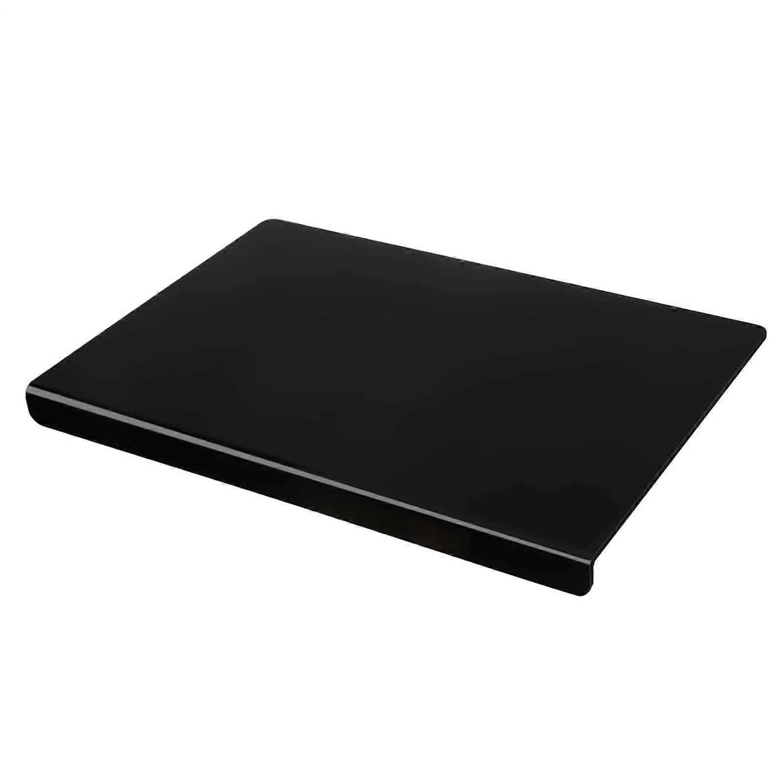 Large Black Acrylic Cutting Board 45x35cm for Kitchen Bread Meat Vegetables Durable Surface