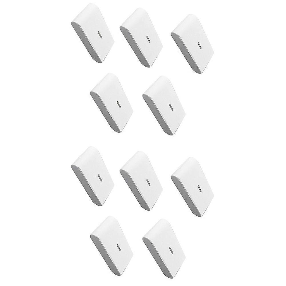 10pcs 433MHz Wireless Vibration Glass Break Detector, Adjustable Sensitivity, Compatible with Alarm Systems