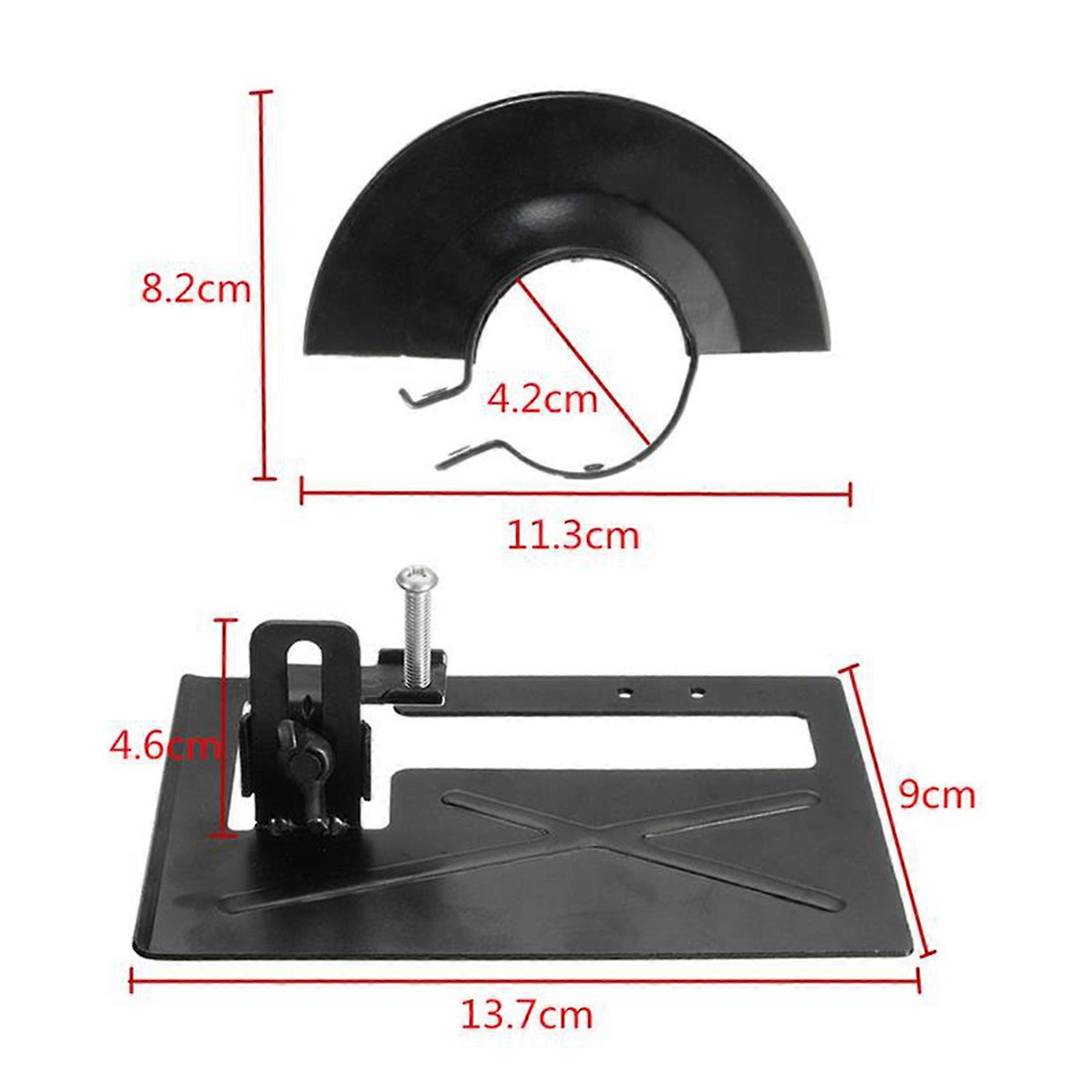 2X Variable Angle Grinder Cutting Machine Conversion Tool Angle Grinder Holder Safety Shield DIY Tools (with Case)