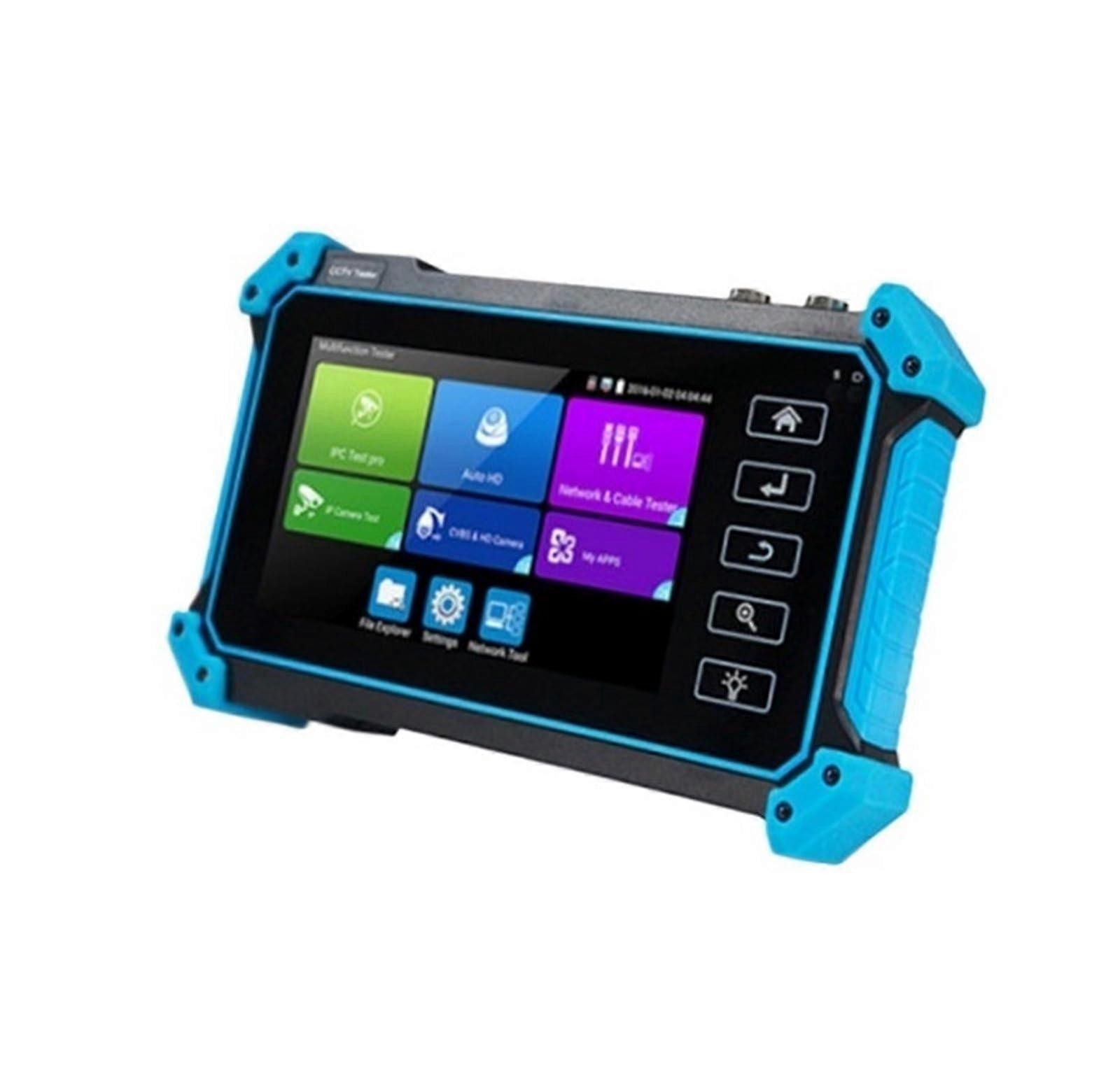 CCTV IP Camera Tester 5.4 inch IPS Screen with PoE Power, Multiformat Video, Cable Diagnostics