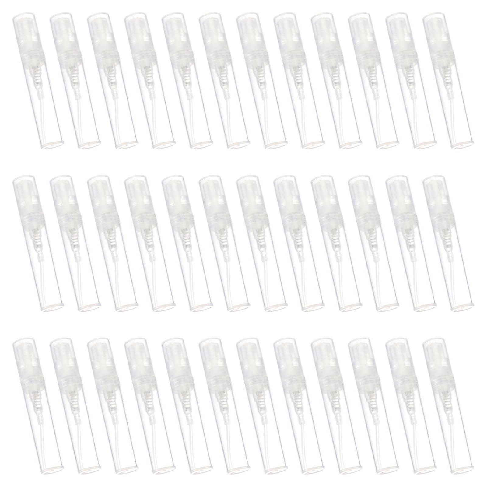 Perfume Bottle Mini Spray Bottles for Storage 180Pcs Transparent Plastic Refillable