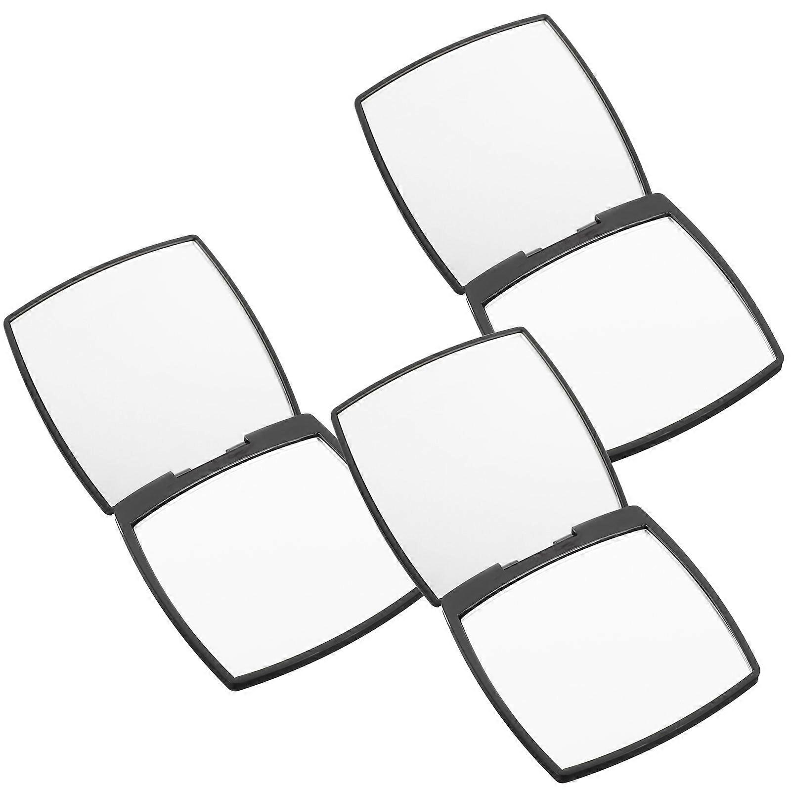 Double-Sided Folding Makeup Mirror Portable Cosmetic Mirror 3Pcs