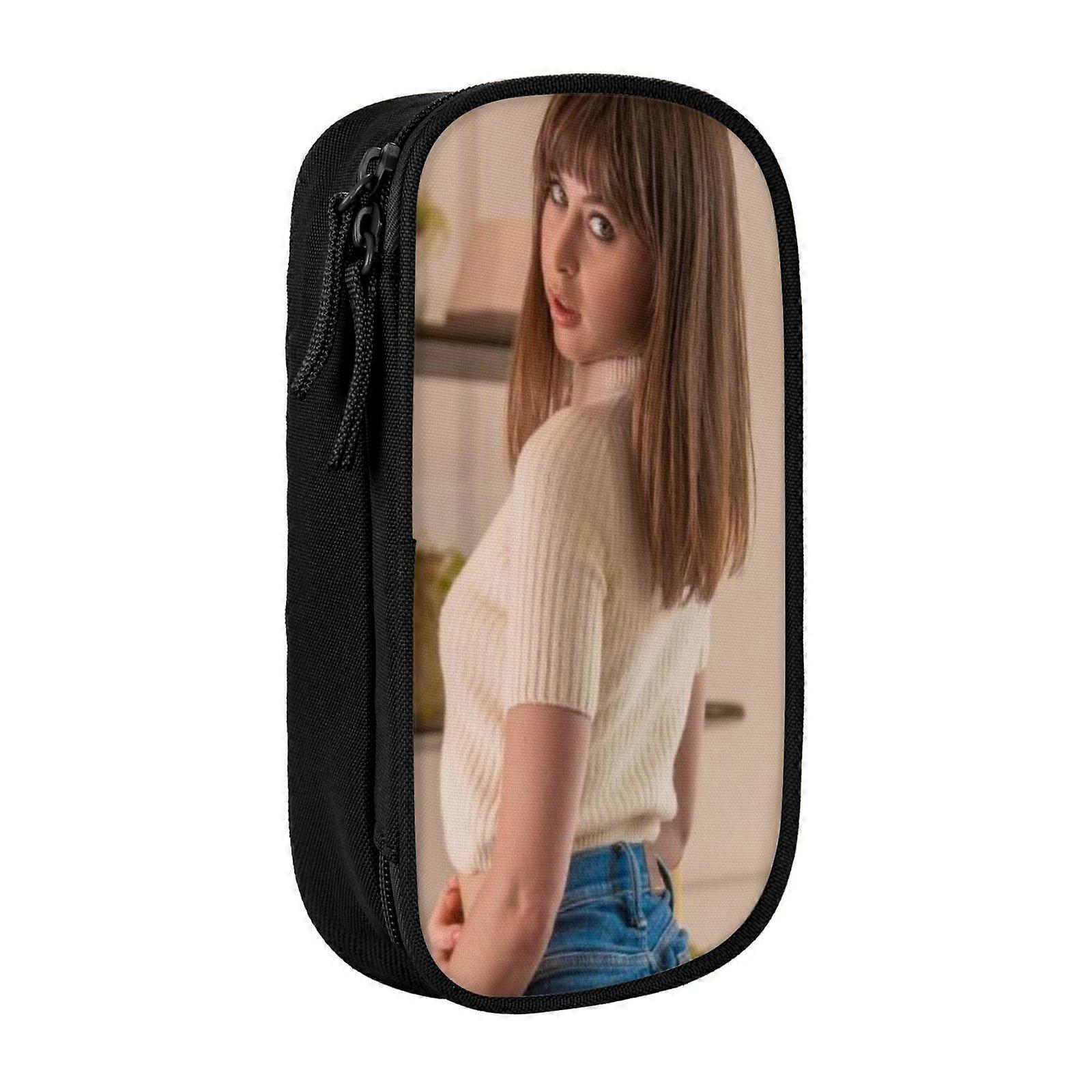 Riley Reid Federmäppchen für Notfallsets – Strapazierfähige Reißverschlusstasche für Erste-Hilfe-Sets, Stifte, Taschenlampen (tragbar)