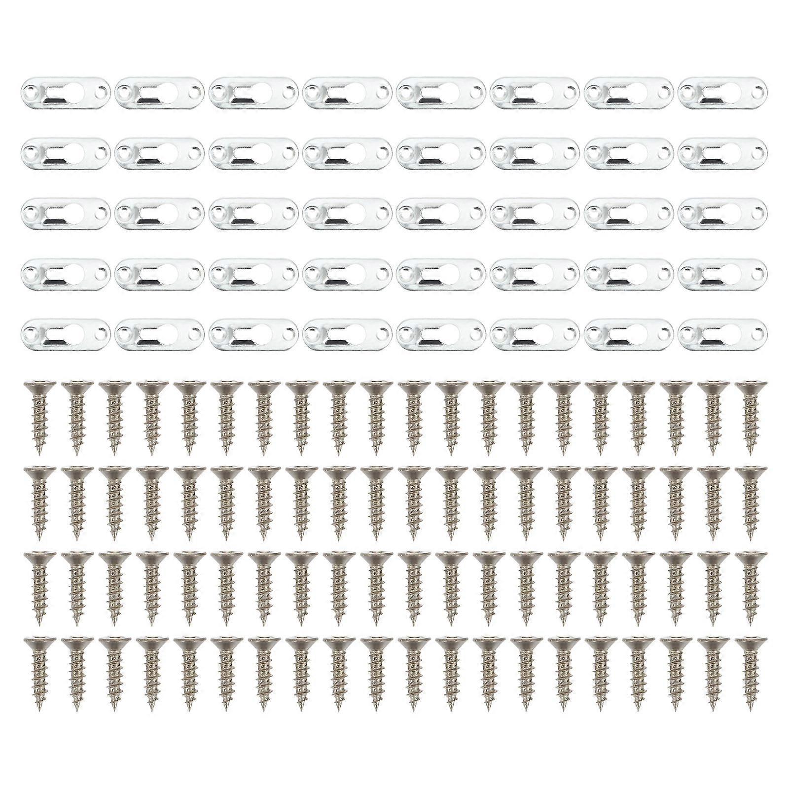 Photo Frame Hanger Frame Back Panel Hook for Hanging 80Sets