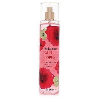  Bodycology Wild Poppy by Bodycology - Fragrance Mist Spray 8 oz - Women 