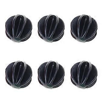 6 stuks eiwitshakerballen in willekeurige kleuren voor efficiënt mixen in shakebekers. Duurzame plastic mengballen.