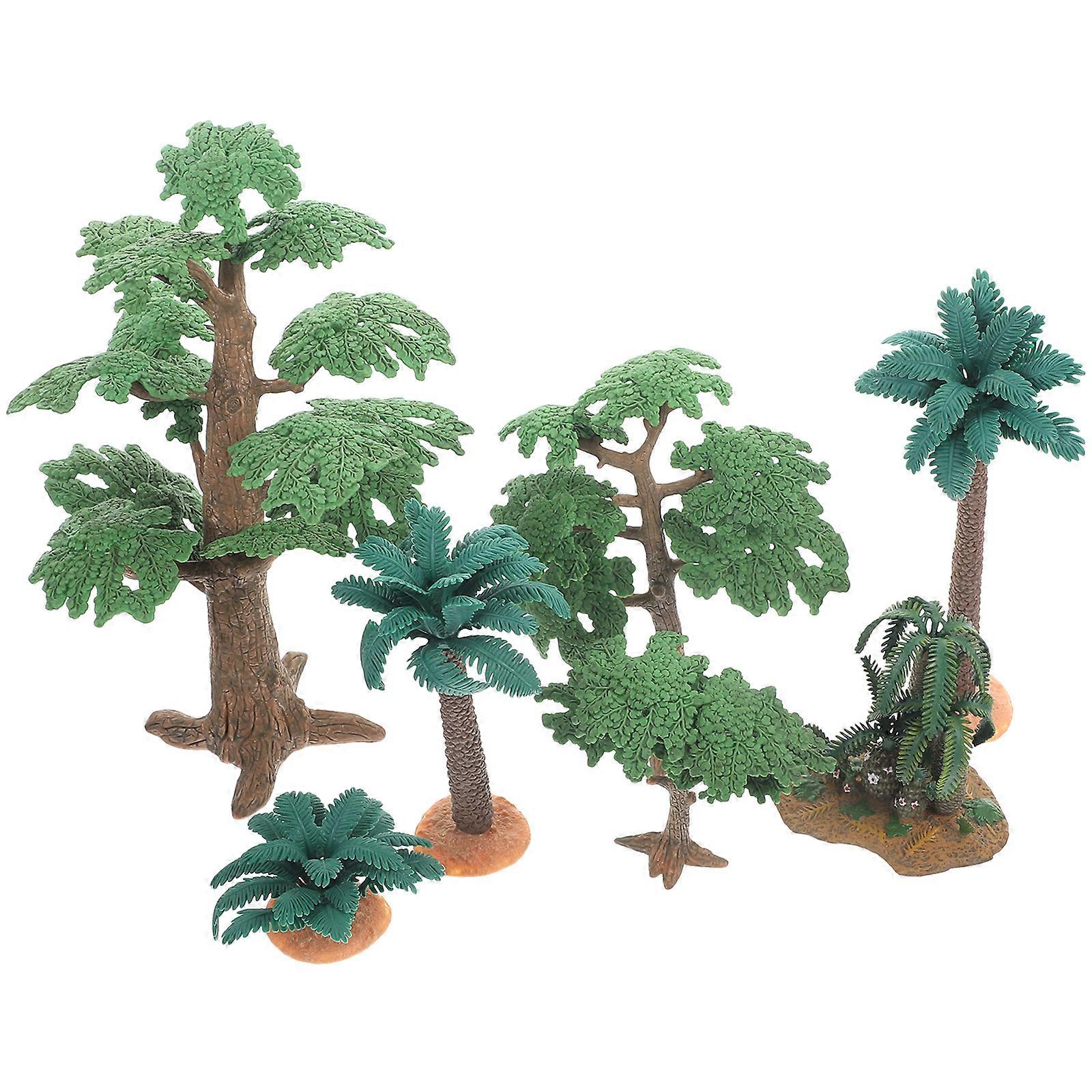 Plastic Model Tree Simulation for Teaching with 21Pcs Artificial Tree Models
