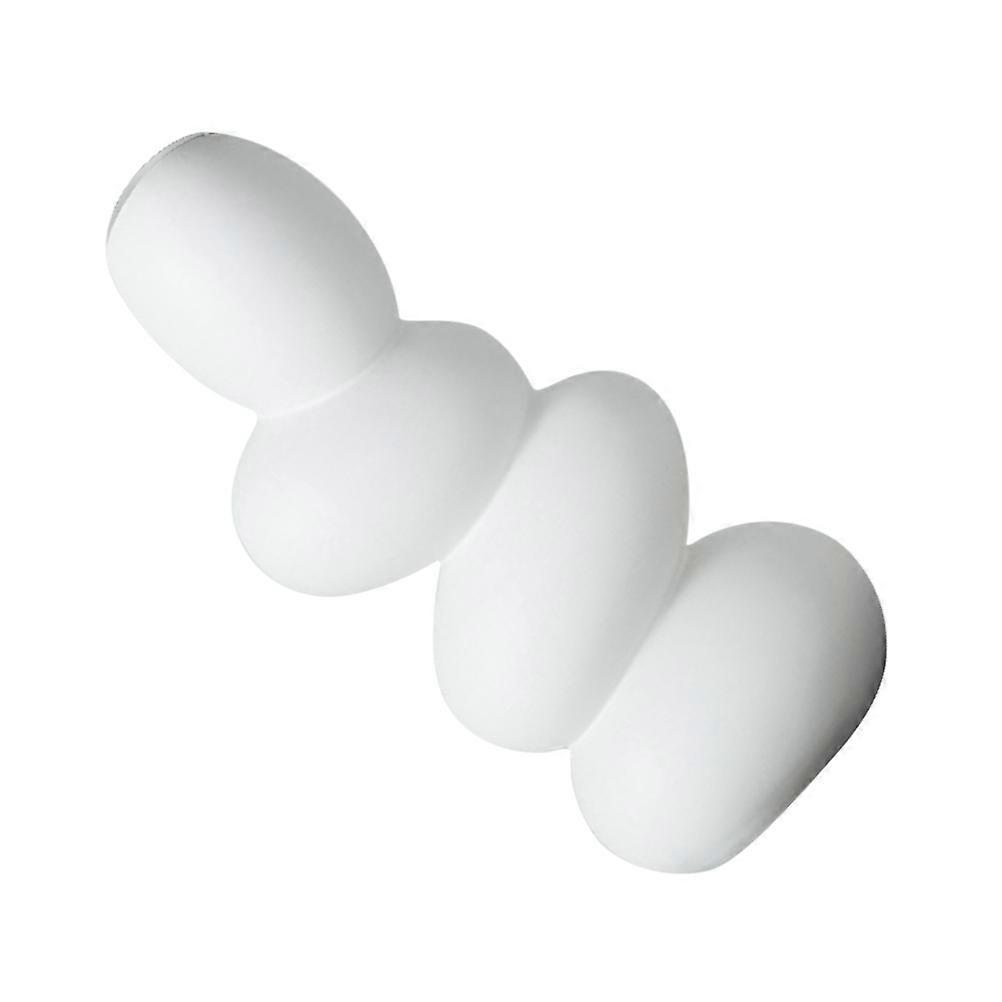 Ceramic Vase Creative Cobblestone Design for Storage 1Pcs White