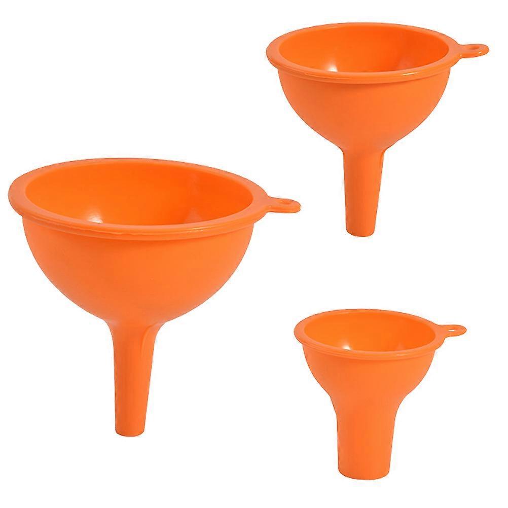Silicone Transfer Funnel Tool for Kitchen Liquid Use 3Pcs Set