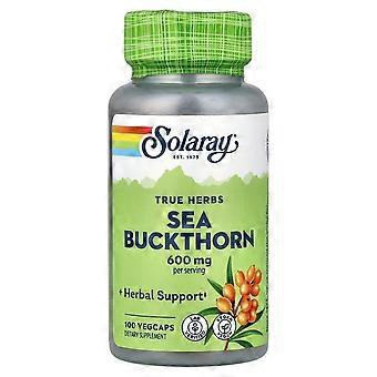 Solaray, Sea Buckthorn, 100 VegCaps (300 mg per Capsule)
