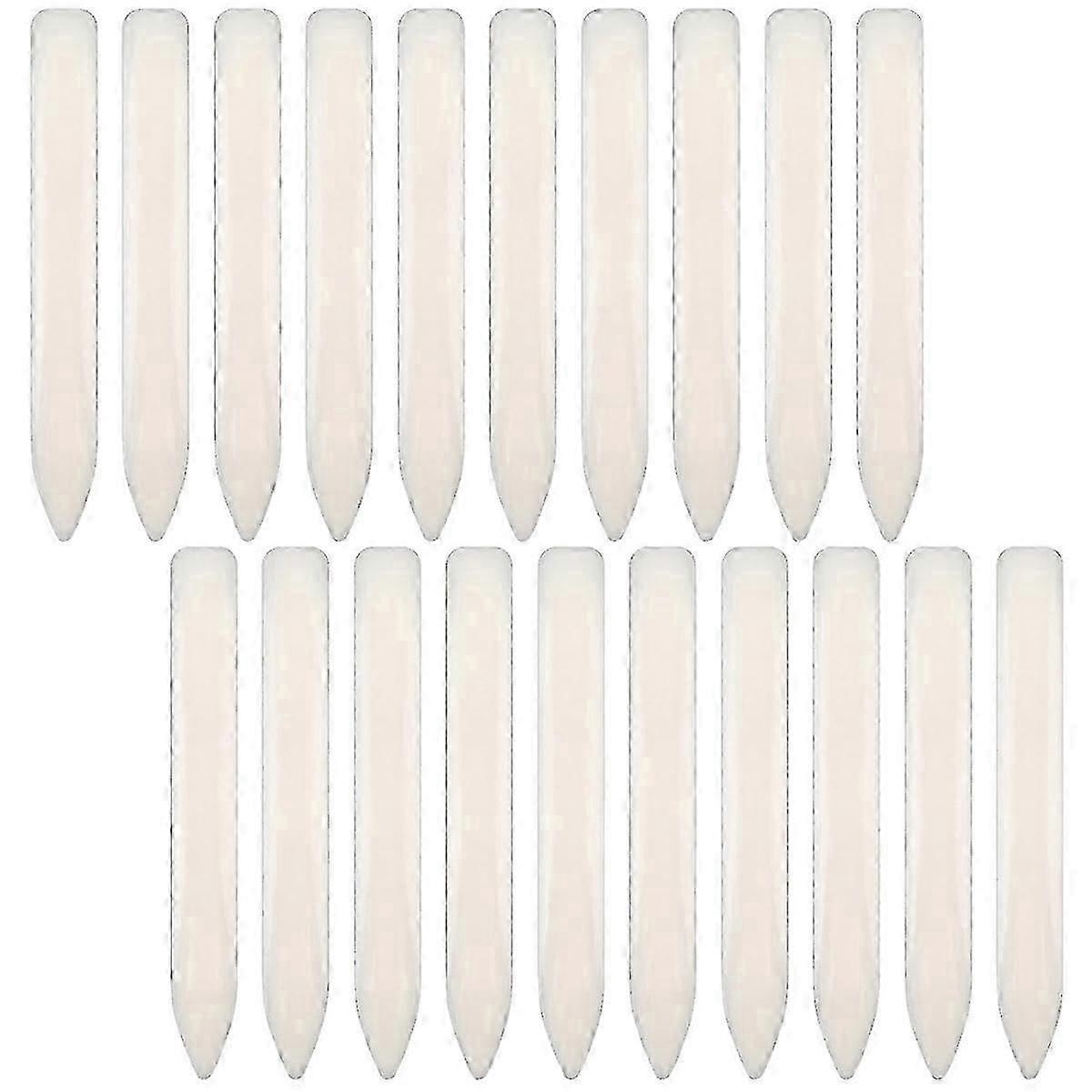 20-Pack Plastic Bone Folder Tool for Craft Scoring, Folding, Creasing & Paper Crafting