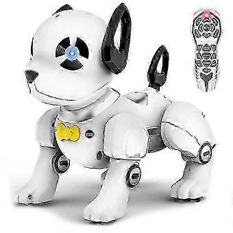 Op afstand bestuurbare robothond voor kinderen, programmeerbaar, interactief dansend met 12 functies en dierengeluiden.