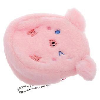 Cute Pig Plush Coin Purse for Storage with Zipper Small Cartoon Wallet