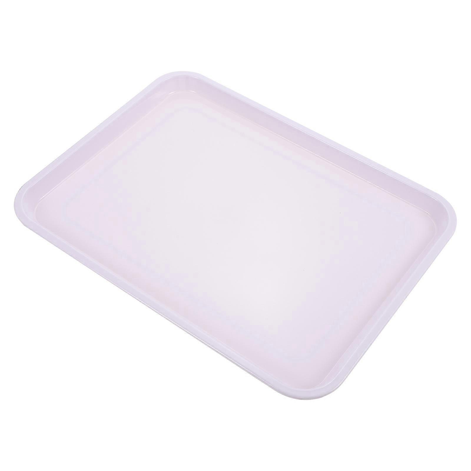 Tray for Storage White Multipurpose Practical Serving Tray