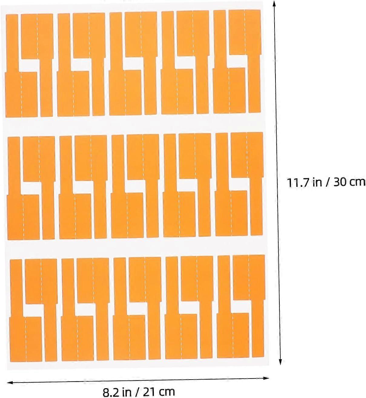 Cable Label Printer Compatible 12pcs Cable Tags Smooth Surface Cable Labels for