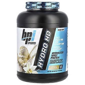 BPI Sports, Hydro HD™, Protéine de lactosérum hydrolysée, Crème glacée à la vanille, 4,8 lb (2 176 g)