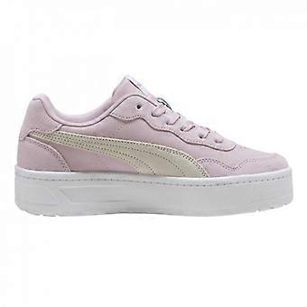 Puma Damen-Plateau-Sneaker Court Lally Skye aus Leder