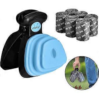 Pooper Scooper, Portable Dog Pooper Scooper, Easy & Quick Clean Up, Built To Last, For Yard Walking Camping Travel Accessories, Blue, Includes 6 2026