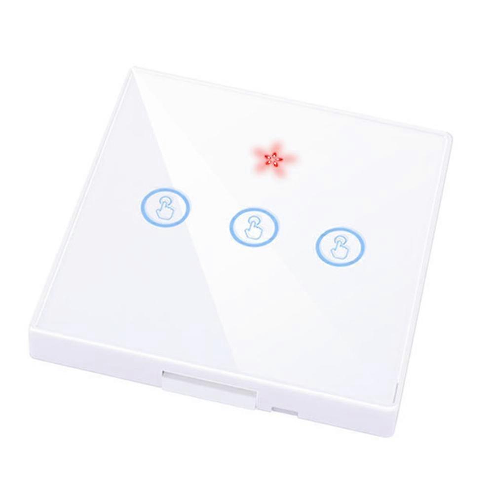 Smart Home Touch Switch Light Electrical 433Mhz Remote Control Wall Panel Button Receiver Led Lamp 3