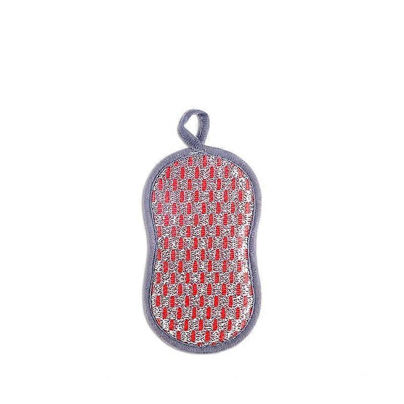 Double-sided Textured Kitchen Cleaning Sponge Pad