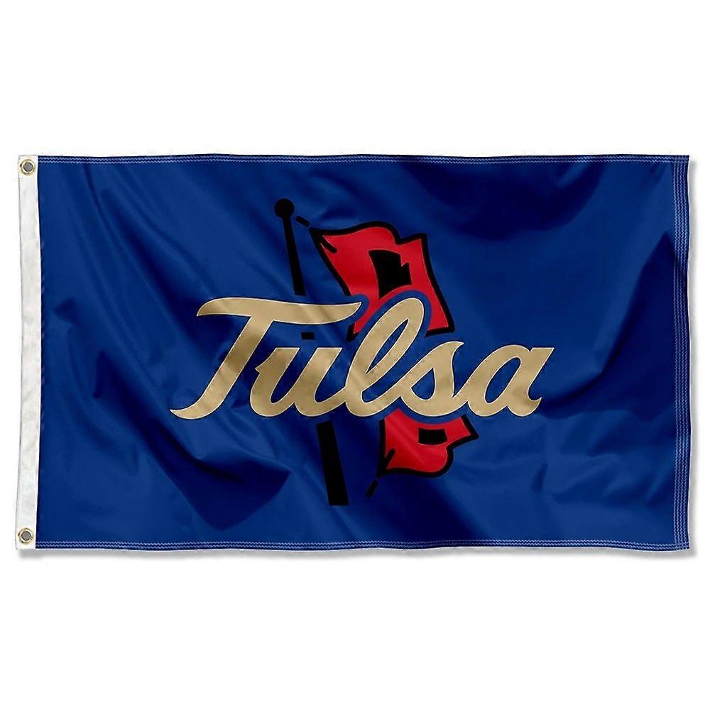 Tulsa Hurricanes Primary Logo Flag QD0839