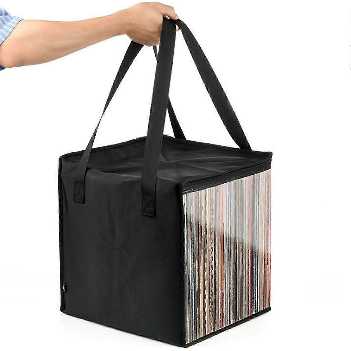 Estojo de Armazenamento de Discos de Vinil para Álbuns de Vinil de 12 Polegadas