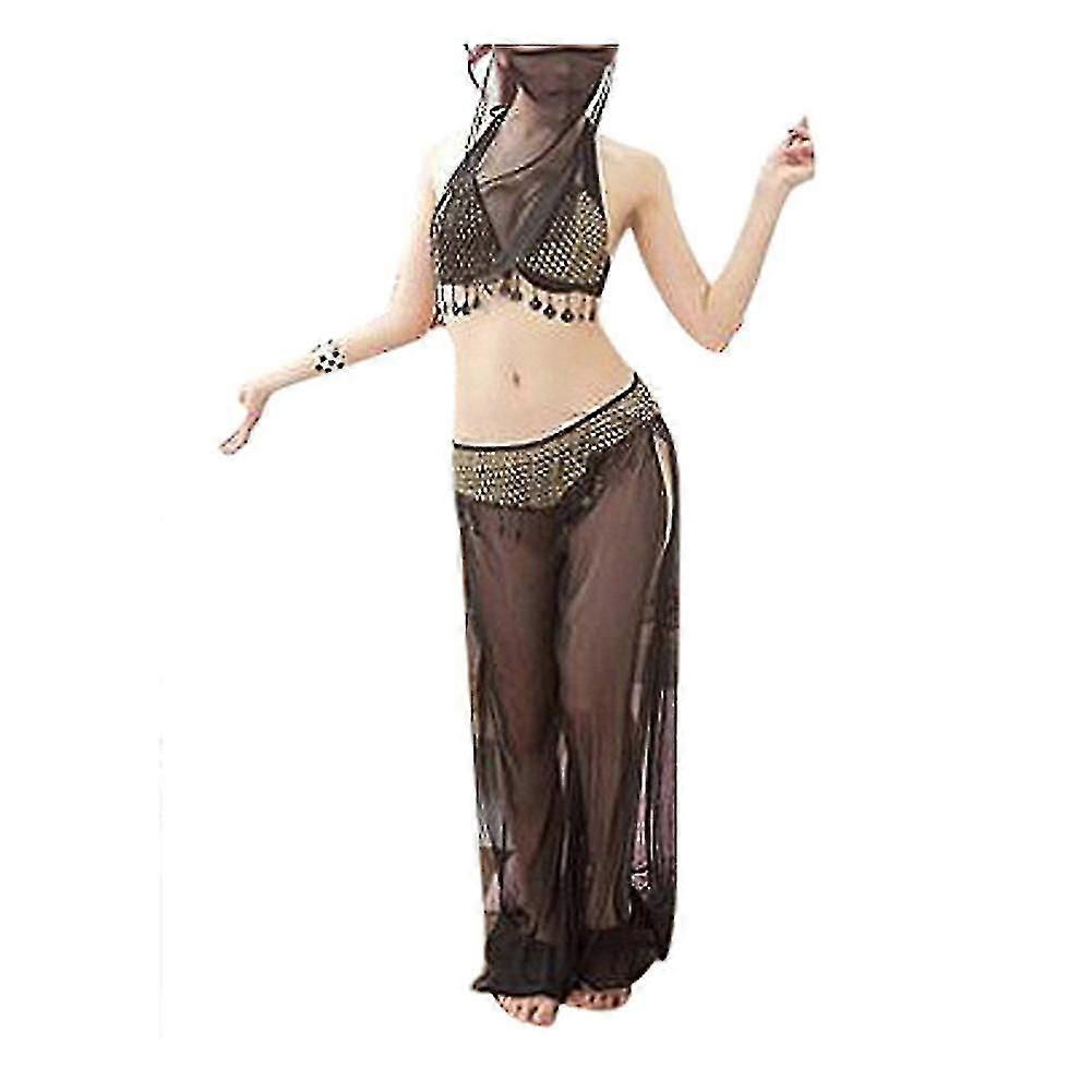 Kvinders Wear Dance Belly Dance Kostumer Withe Veils