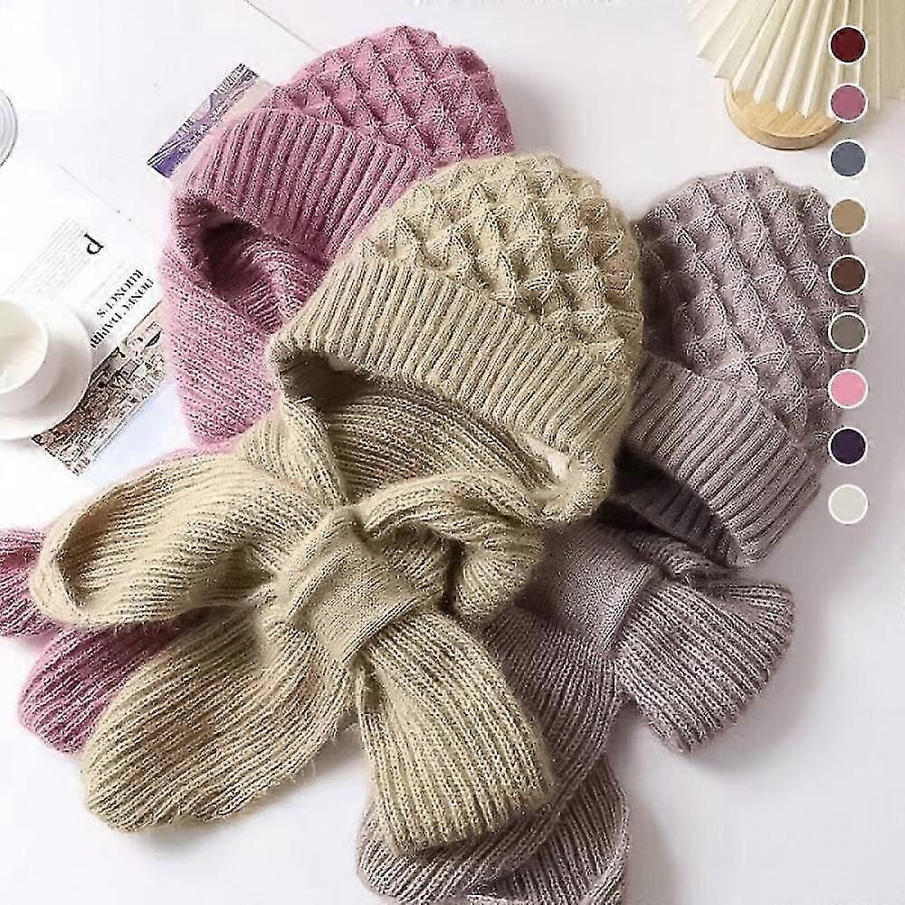 Integrated Hearing Protection, Windproof Hat, Scarf