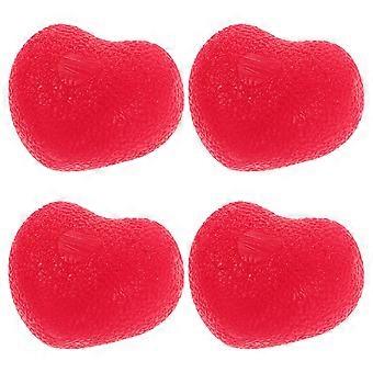 Wrist Squeezer Handgrip Ball for Finger Exercisers 4Pcs Heart-Shaped Set