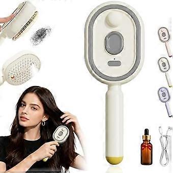 Superior  Electric Spray Air Cushion Massage Comb, 2026 Upgrade Rechargeable Detangling Electric Steam Brush for Hair, Steam Hair Straightener Brush w