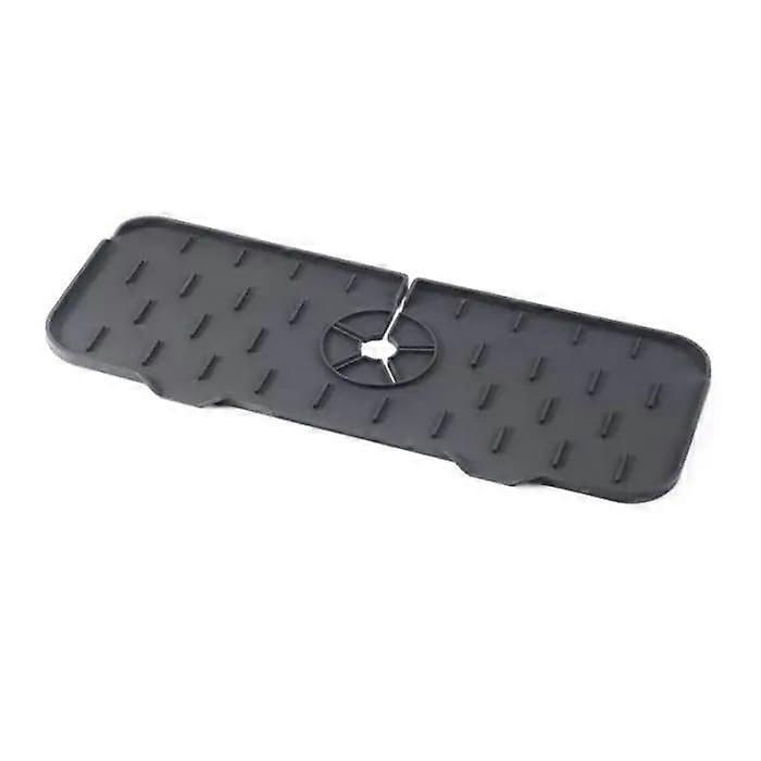 Silicone Splash Guard Sink Mat - Black