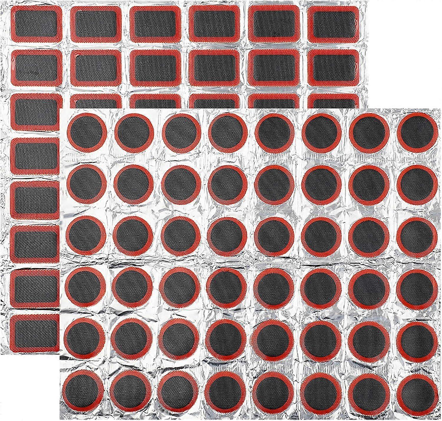 Bicycle Puncture Repair Kit - Square and Round Patch Set