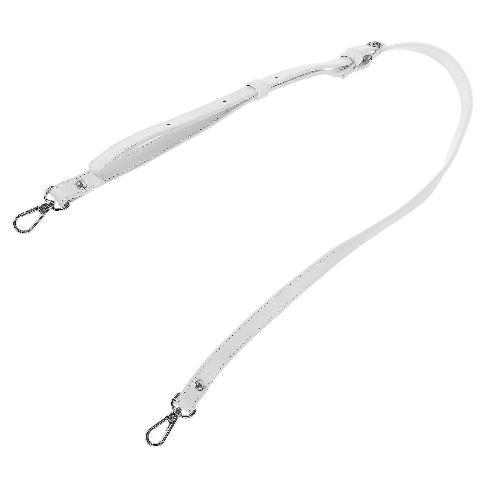 PU Bag Strap Replacement for Shoulder Bag Adjustable Creative White