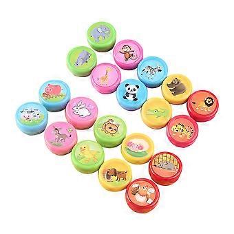 20 Stück Spielzeug Tiere Kinder Tier Stamper Animal Stamper Kinder Mini Animal Stamper