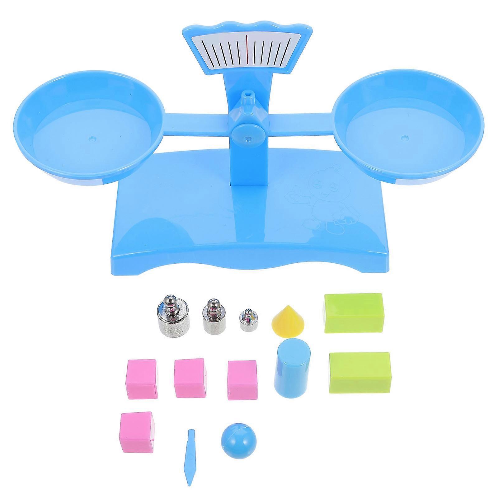 1 Set Experiment Scale Toy Math Weighing Scale Balance Scale Learning Kit