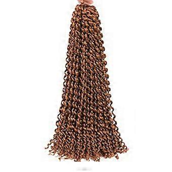 Passion Twist Crochet Braids Water Wave Synthetic Hair Handmade Soft Low Temperature Fiber