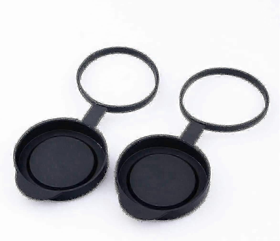 2pcs,protective Rubber Objective Caps For Fits Binoculars,suitable For 42mm Objective