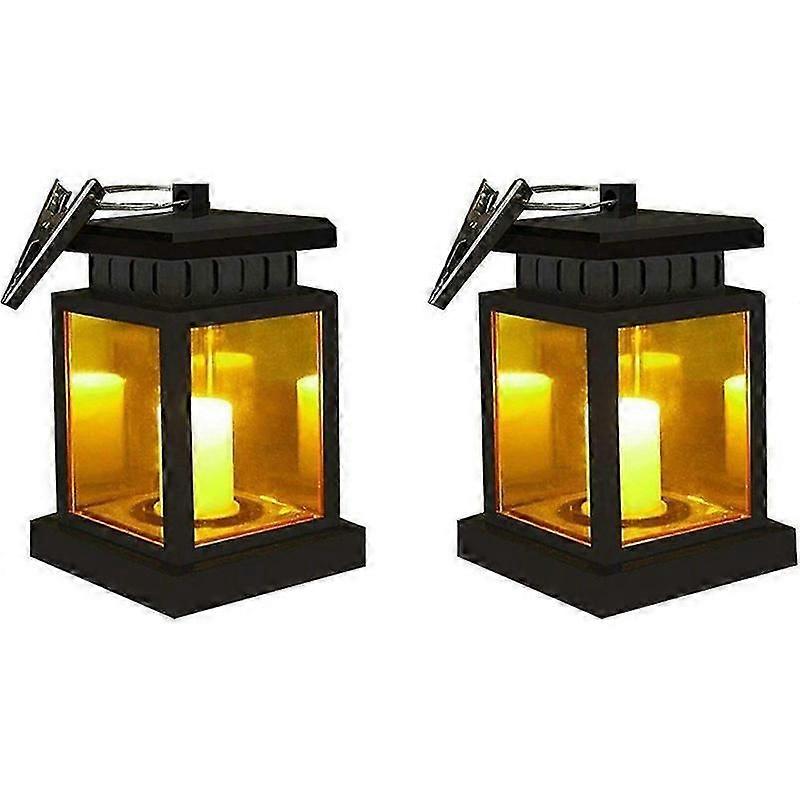 solar security night light waterproof lantern for garden