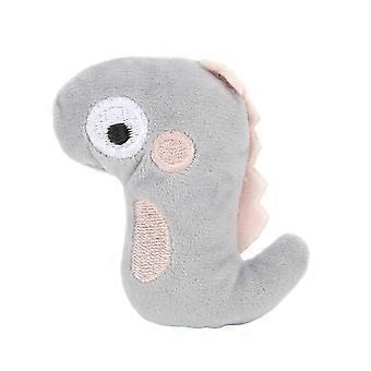 Catnip Plush Cat Toys Tooth Cleaning Indoor Relieve Boredom and Stress Interactive Kitty Toy for Teasing CatGrey Dinosaur