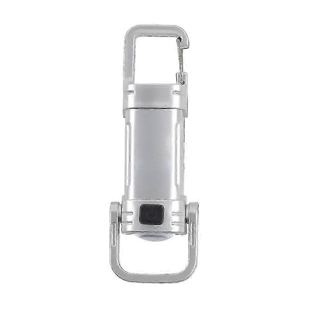 Powerful Mini COB LED Keychain Flashlight Hanging Camping Lamp;; Walking U1B4
