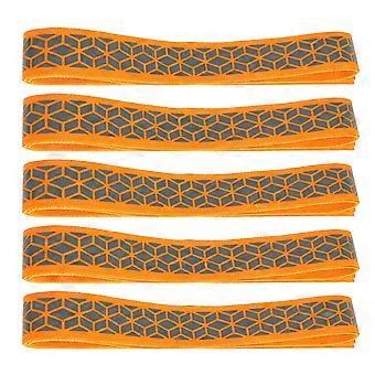 Streamer Reflective Braided Ribbon For Kids DIY Decoration 90x2.5cm Practical Function 10 Pcs