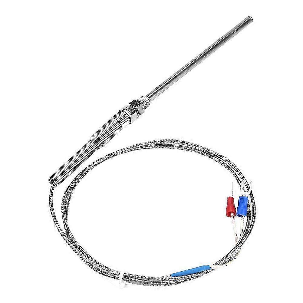 M8 Thread Type K Thermocouple 100mm Probe Temperature Sensor Wire 0-400 (1 m)