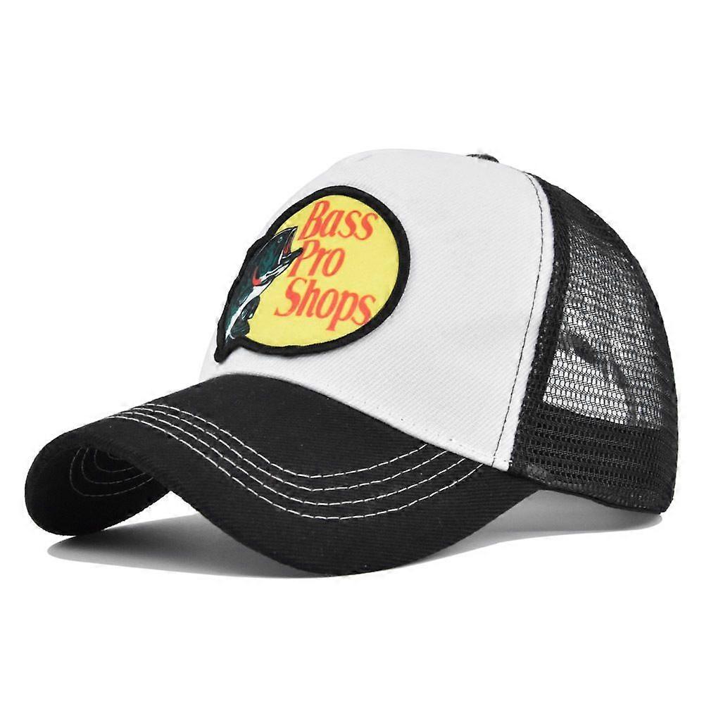 Baseball cap Mesh cap Breathable "Bass" - black